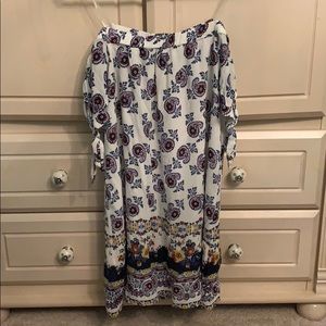 off the shoulder dress